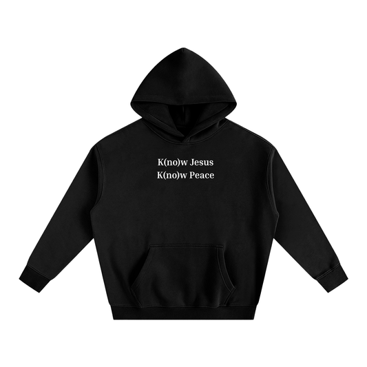 "Know Jesus" - Oversized Fleeced Hoodie
