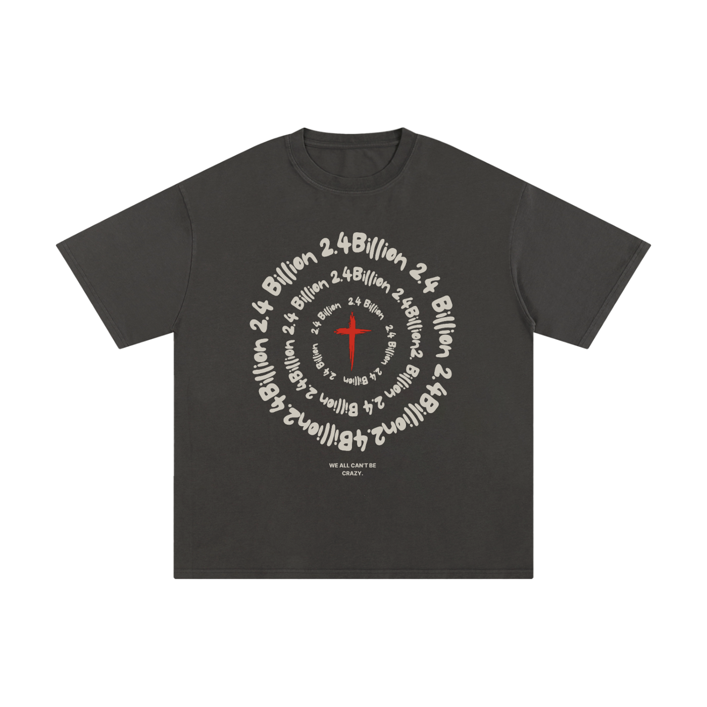 “2.4 Billion” - Unisex Pure Cotton T-Shirt