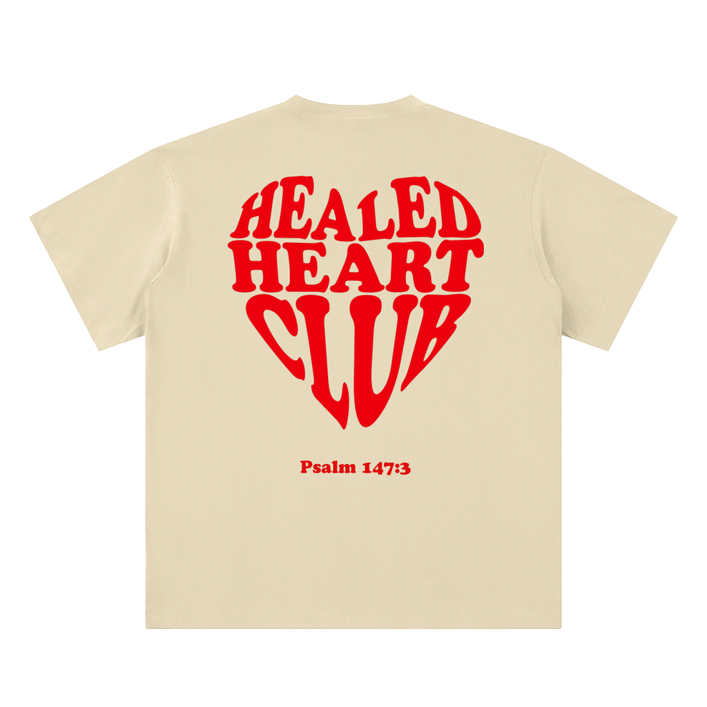 "Healed Heart Club" Unisex Sueded Cotton Tee