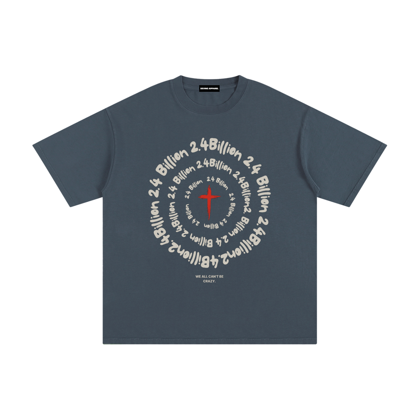 “2.4 Billion” - Unisex Pure Cotton T-Shirt