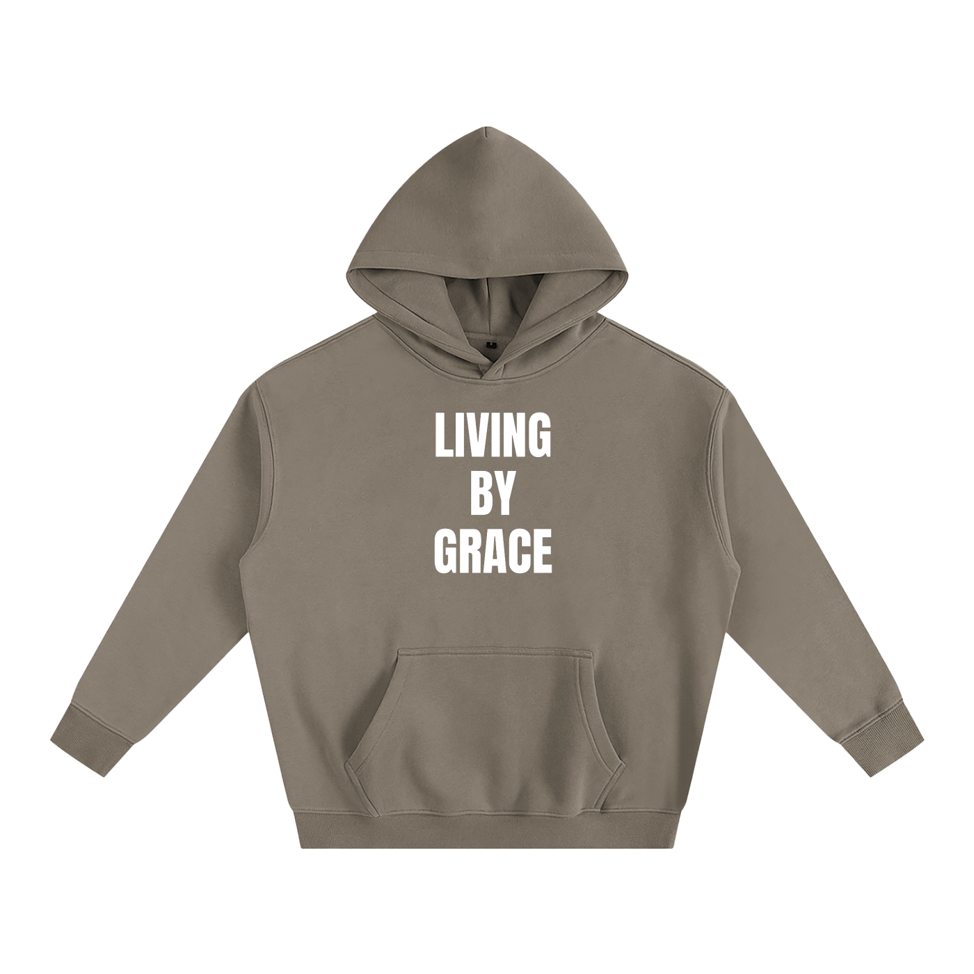 "Living By Grace" - Oversize Fleeced Hoodie