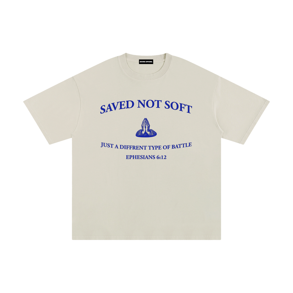 "Saved not Soft " - Unisex Pure Cotton Tee