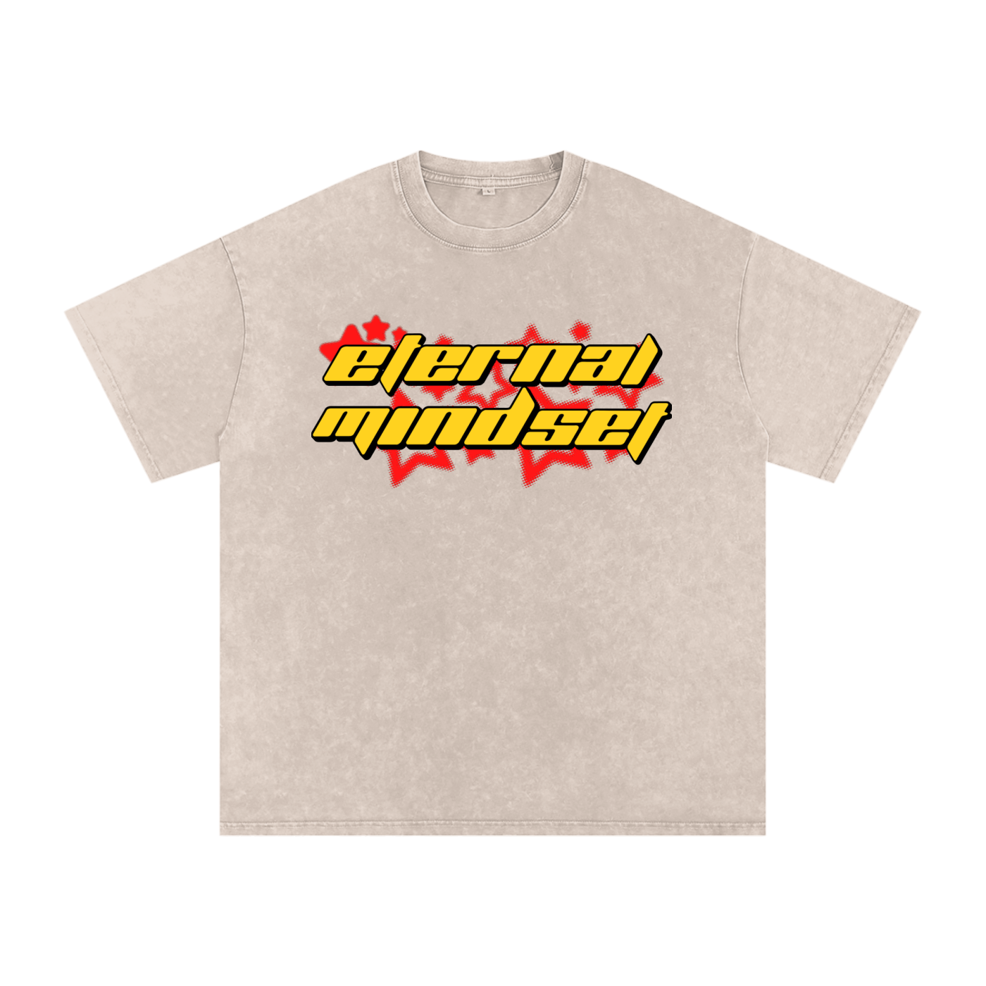 “Eternal Mindset” - Washed Oversized Cotton T-Shirt
