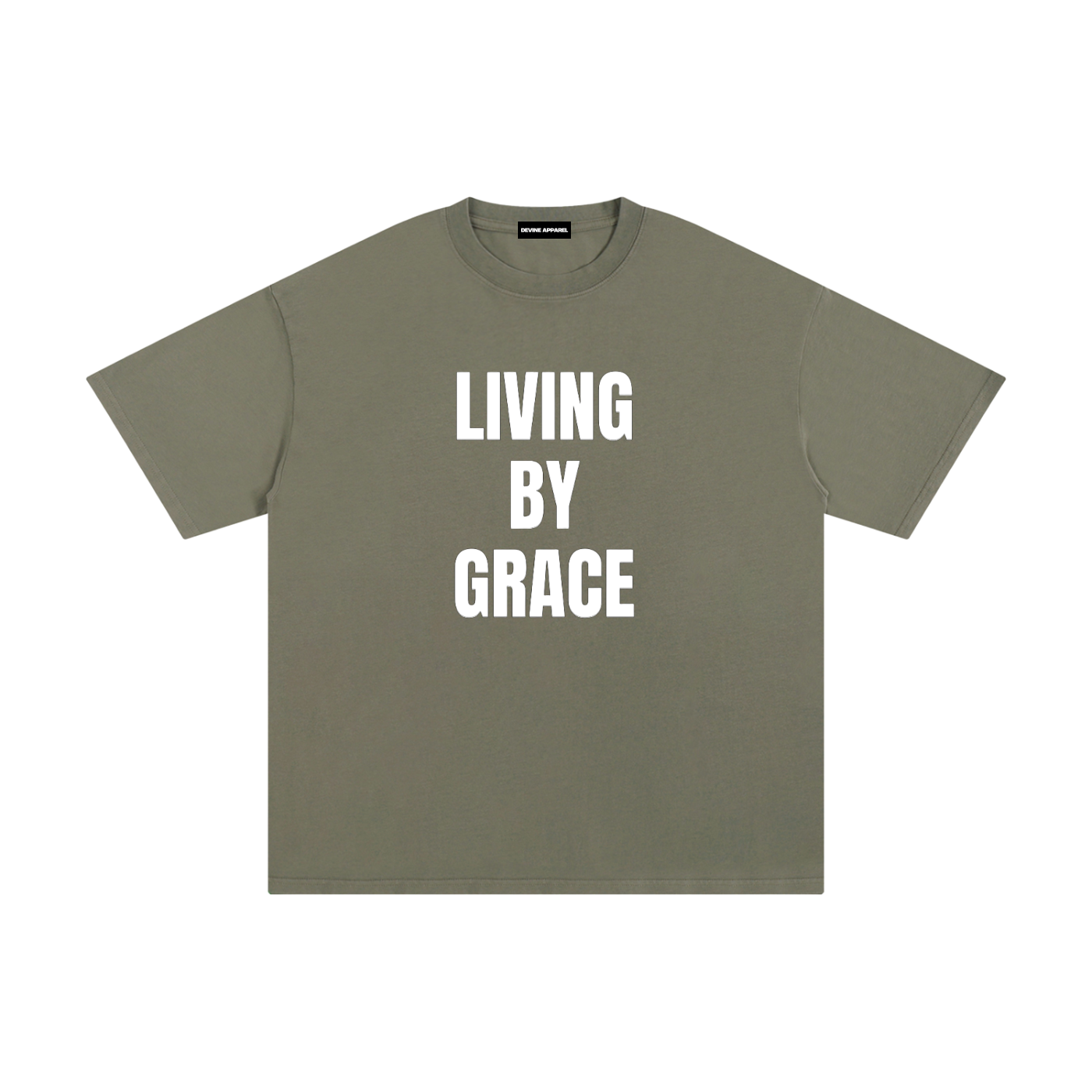 "Living By Grace" - Unisex Pure Cotton T-Shirt
