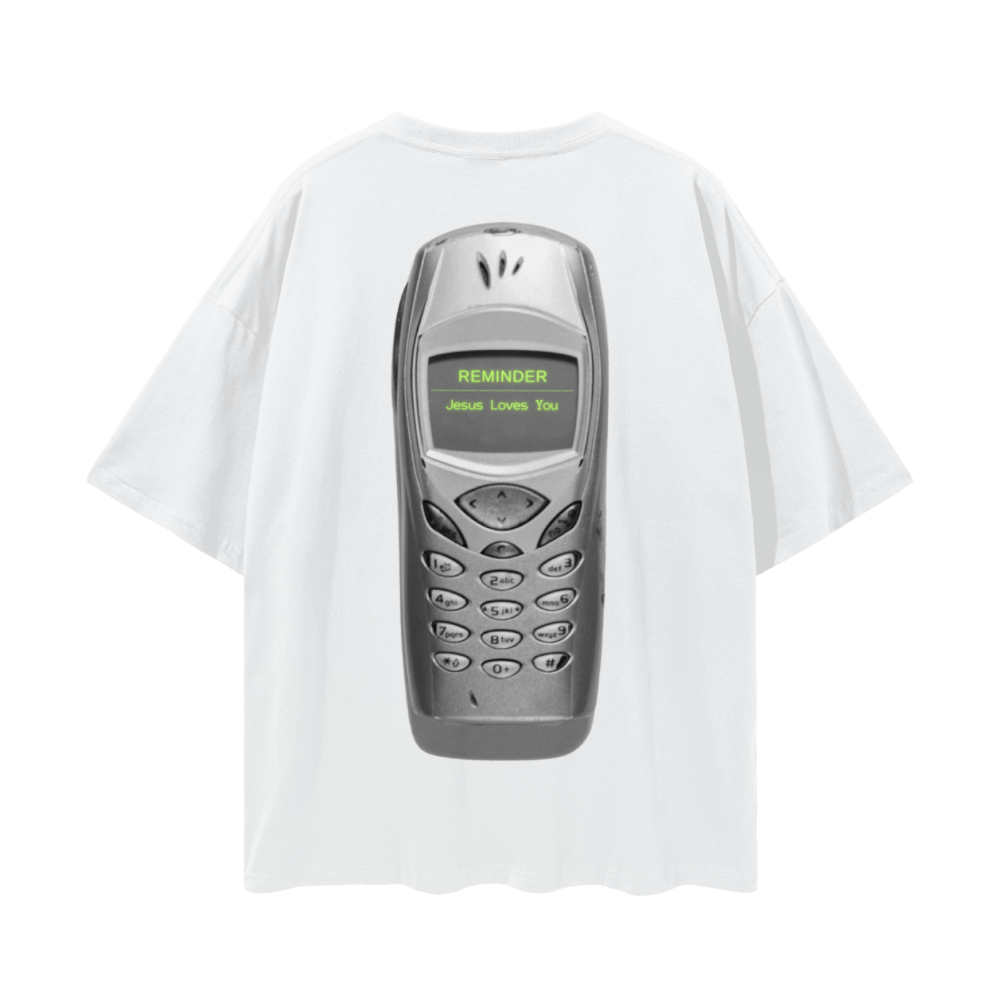 “Daily Reminder” - (Away) Loose Drop Shoulder T-Shirt