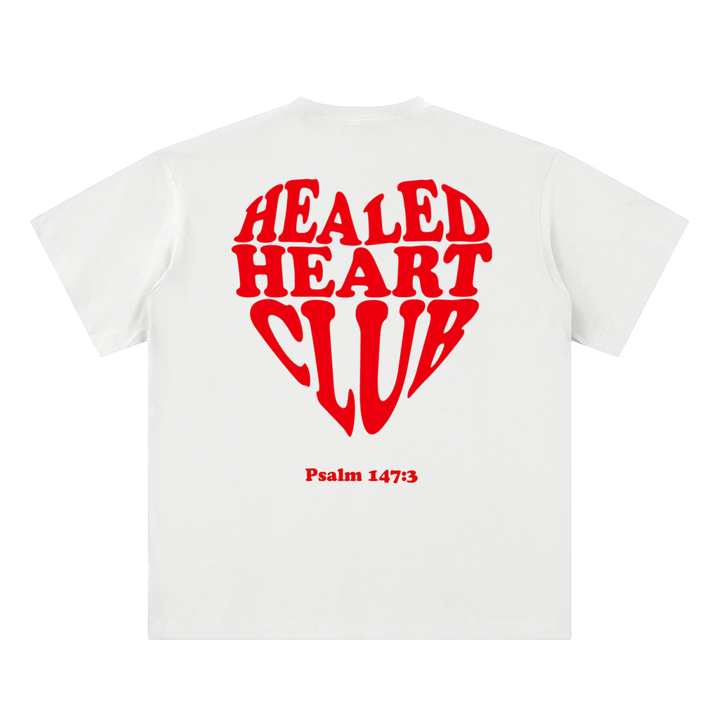 "Healed Heart Club" Unisex Sueded Cotton Tee