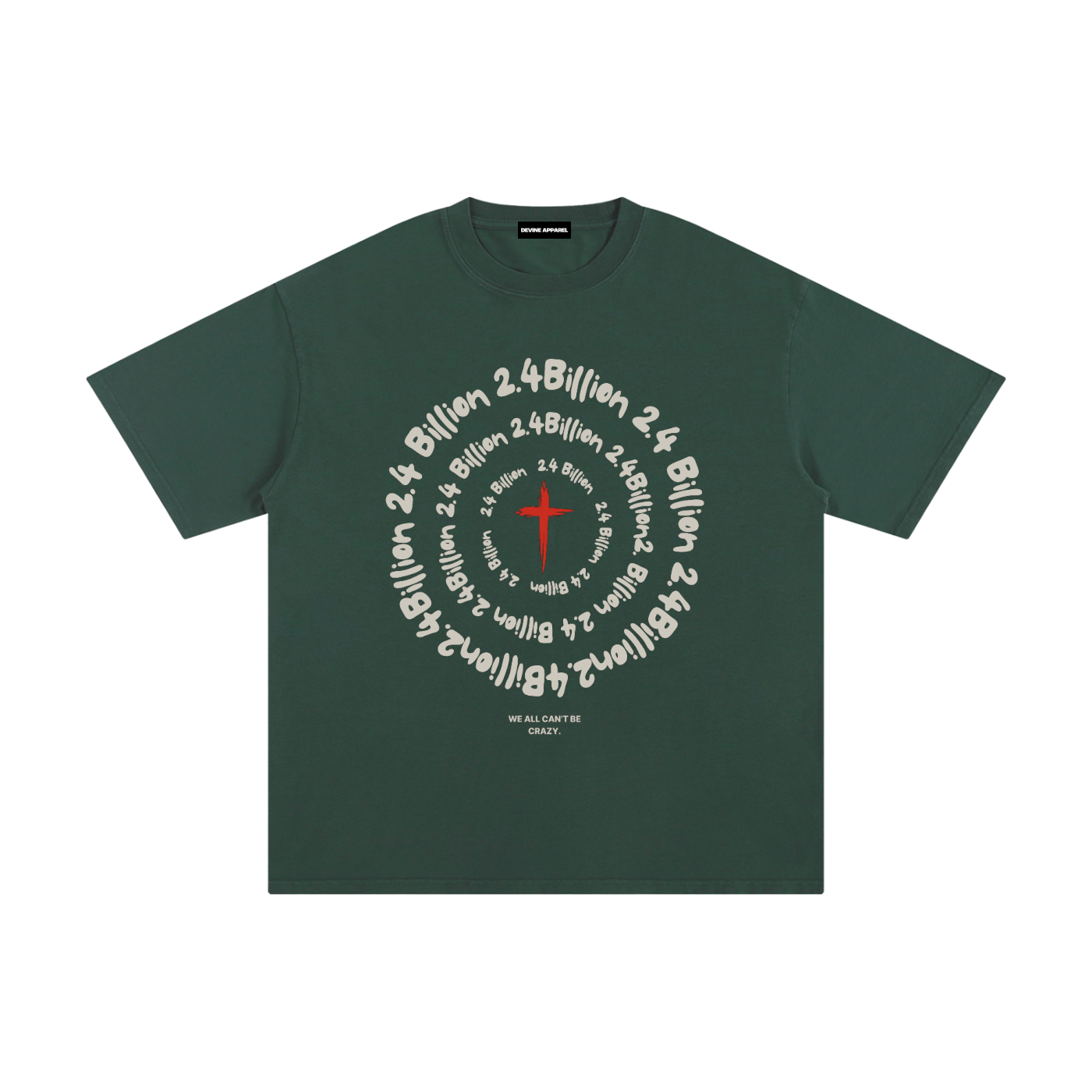 “2.4 Billion” - Unisex Pure Cotton T-Shirt