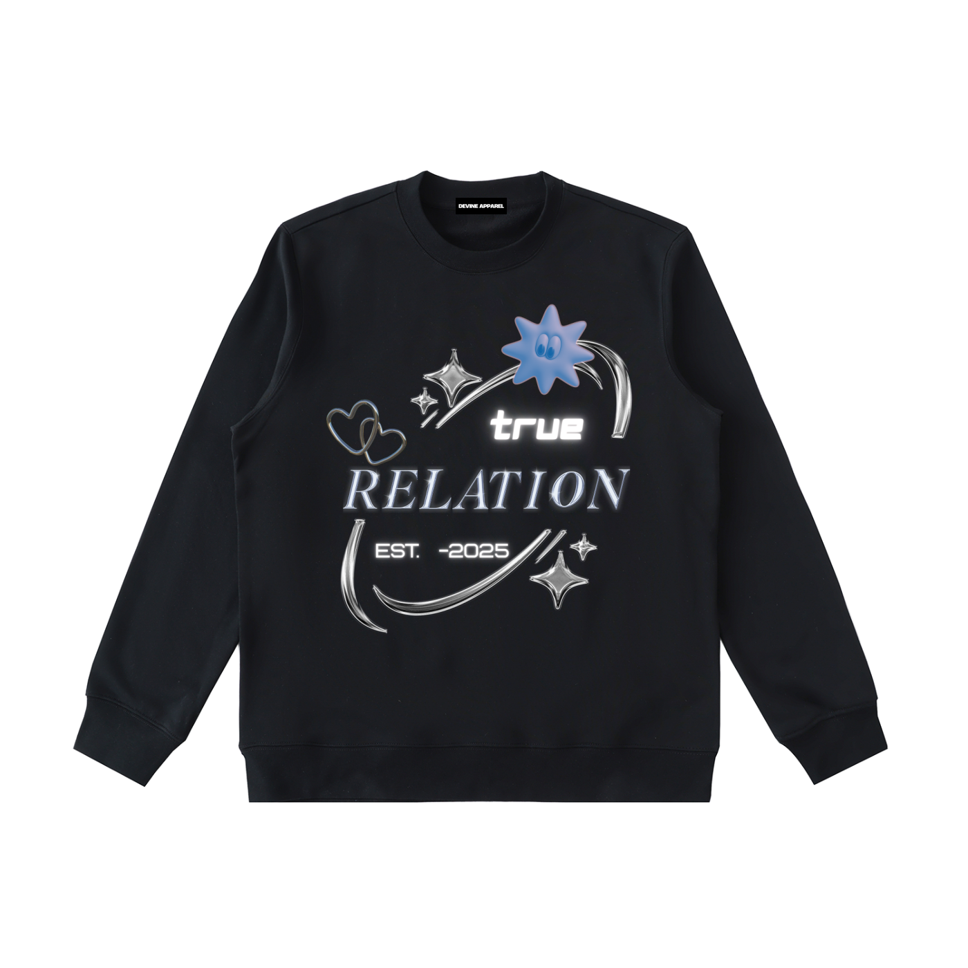 “True Relation” - Heavyweight Crewneck  Sweatshirt