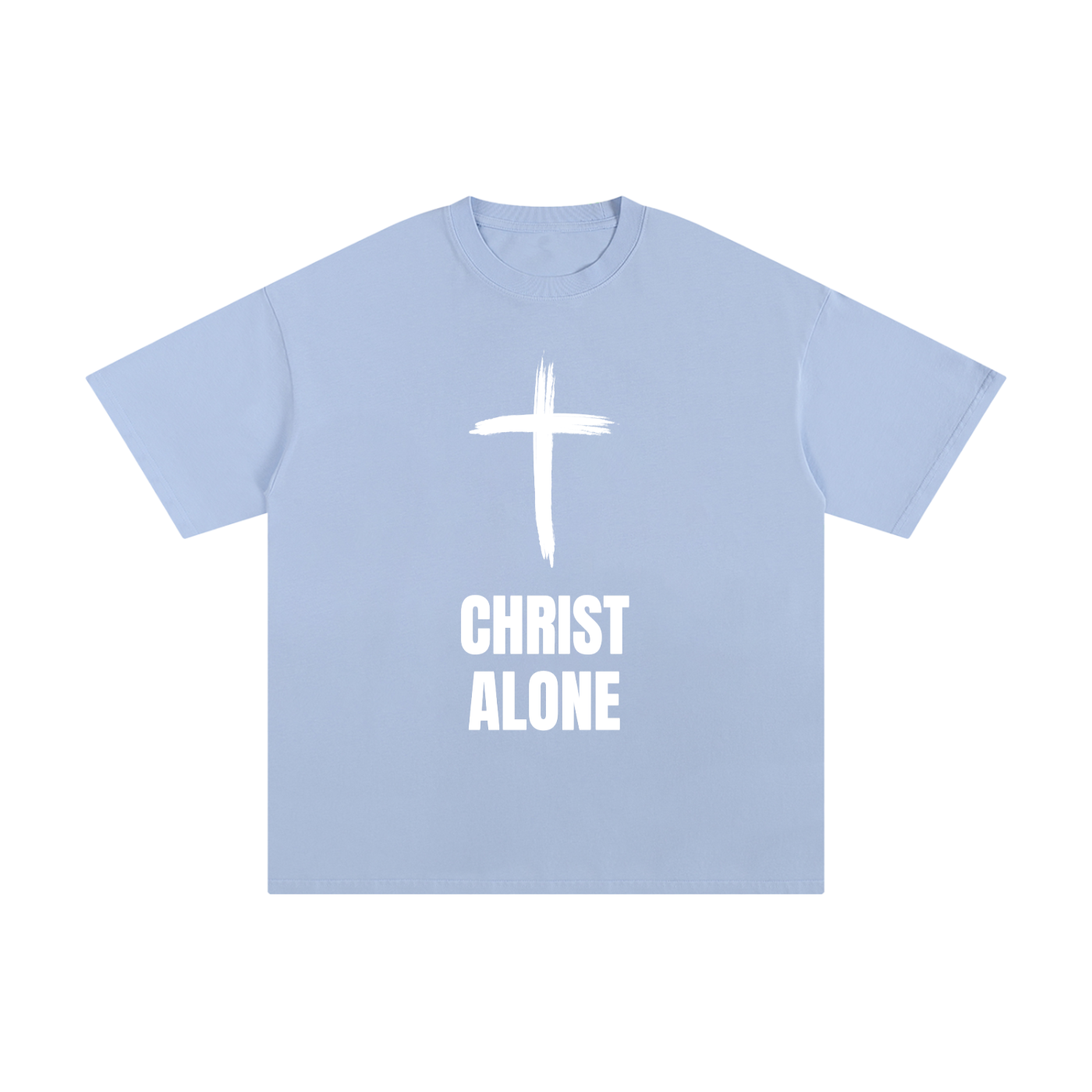 "Christ Alone" - Unisex Pure Cotton T-Shirt