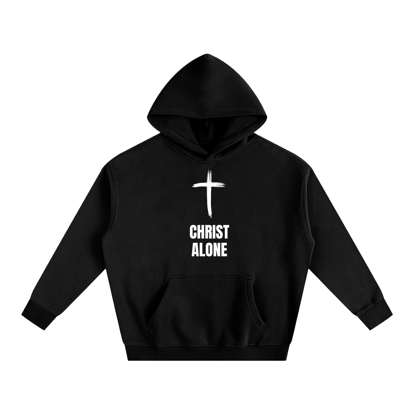 "Christ Alone" - Oversize Fleeced Hoodie