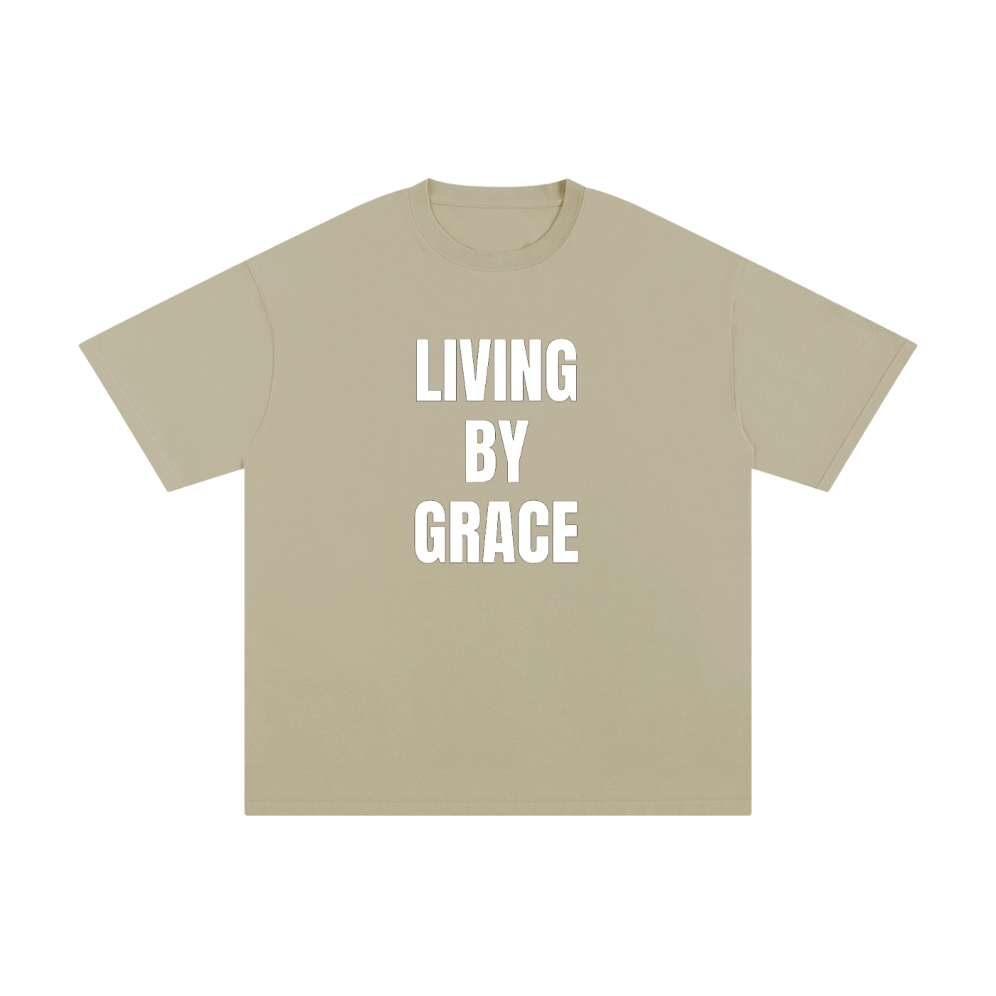 "Living By Grace" - Unisex Pure Cotton T-Shirt