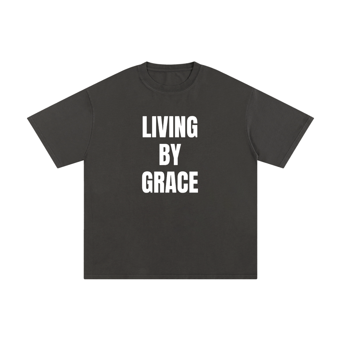"Living By Grace" - Unisex Pure Cotton T-Shirt