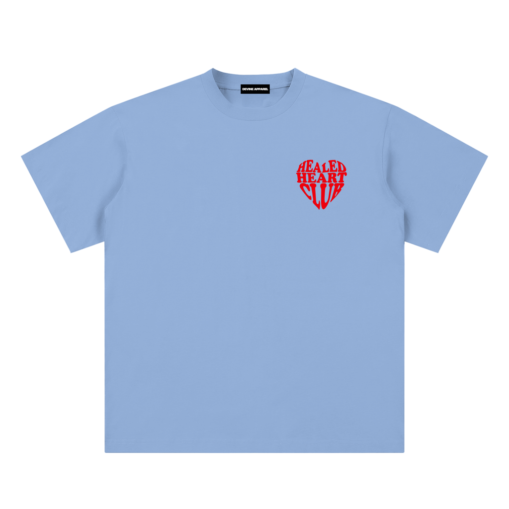 "Healed Heart Club" Unisex Sueded Cotton Tee
