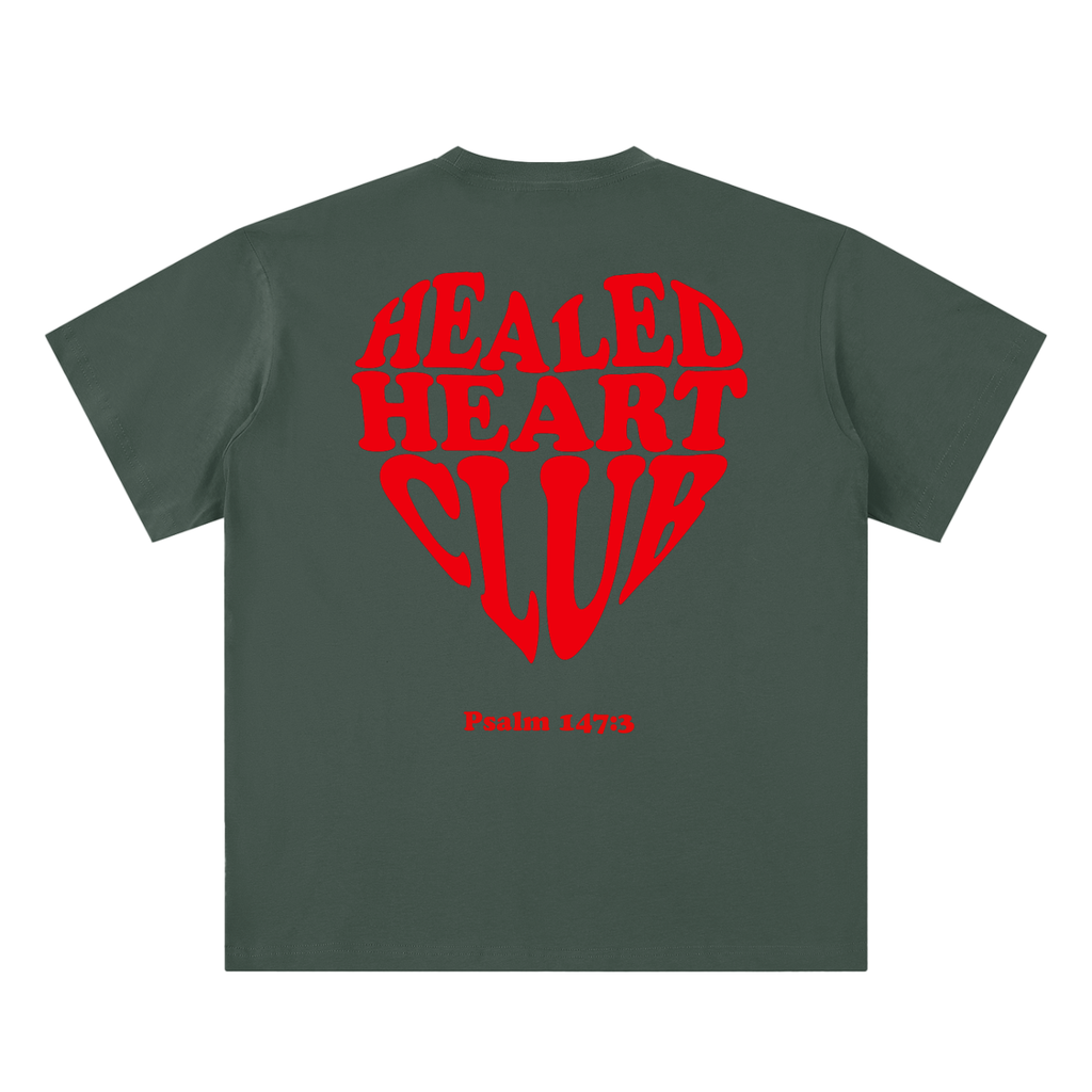 "Healed Heart Club" Unisex Sueded Cotton Tee