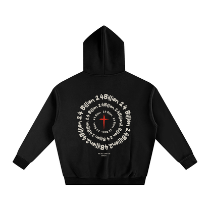 “2.4 Billion” - Oversized Fleeced Hoodie