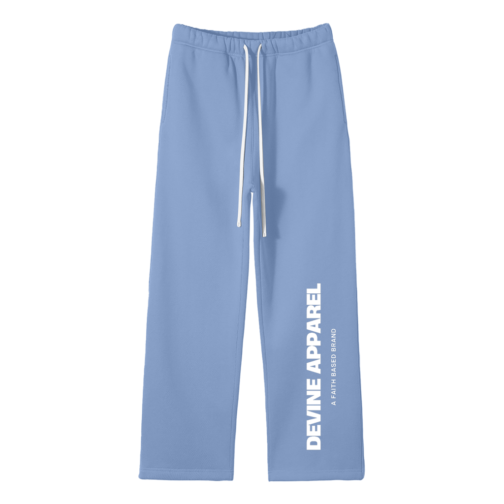 Devine Apparel - Unisex Fleece Straight Leg Sweatpants