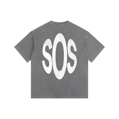 Substance Over Status - Washed Cotton Tee