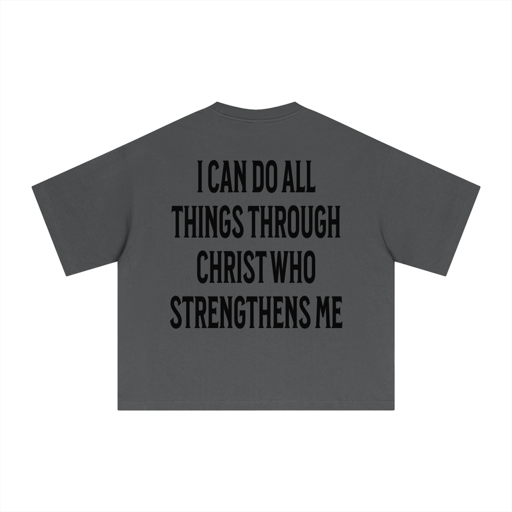 "Fueled By Faith" Sorona Boxy Tee