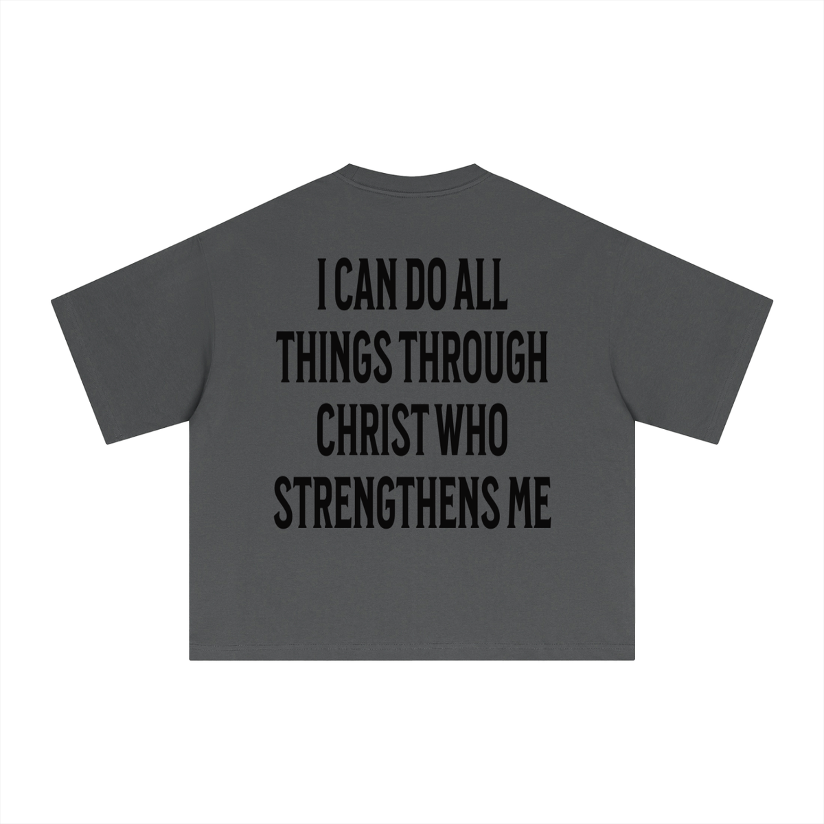 "Fueled By Faith" Sorona Boxy Tee