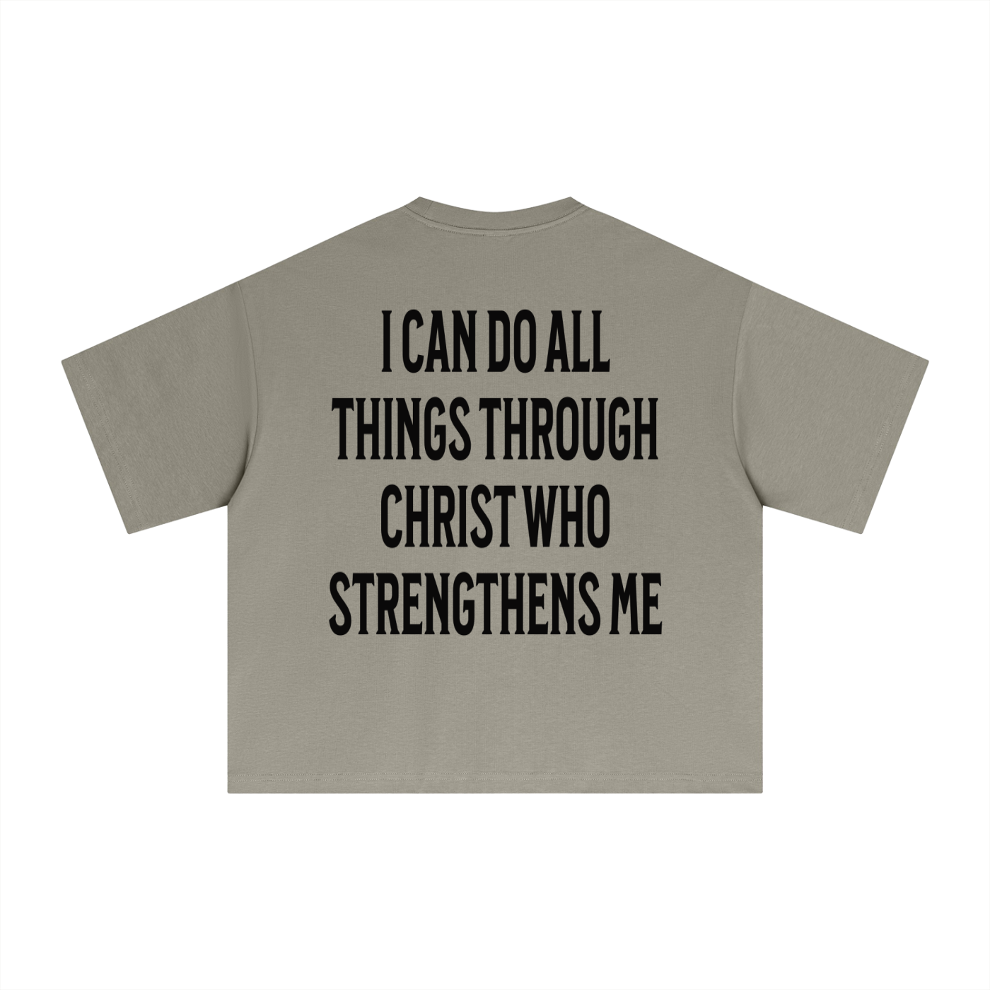 "Fueled By Faith" Sorona Boxy Tee