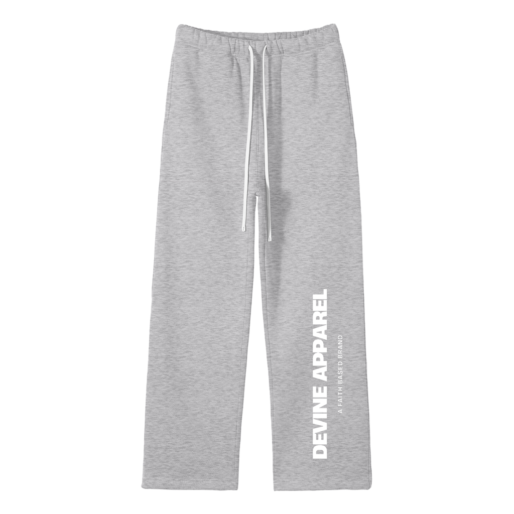 Devine Apparel - Unisex Fleece Straight Leg Sweatpants