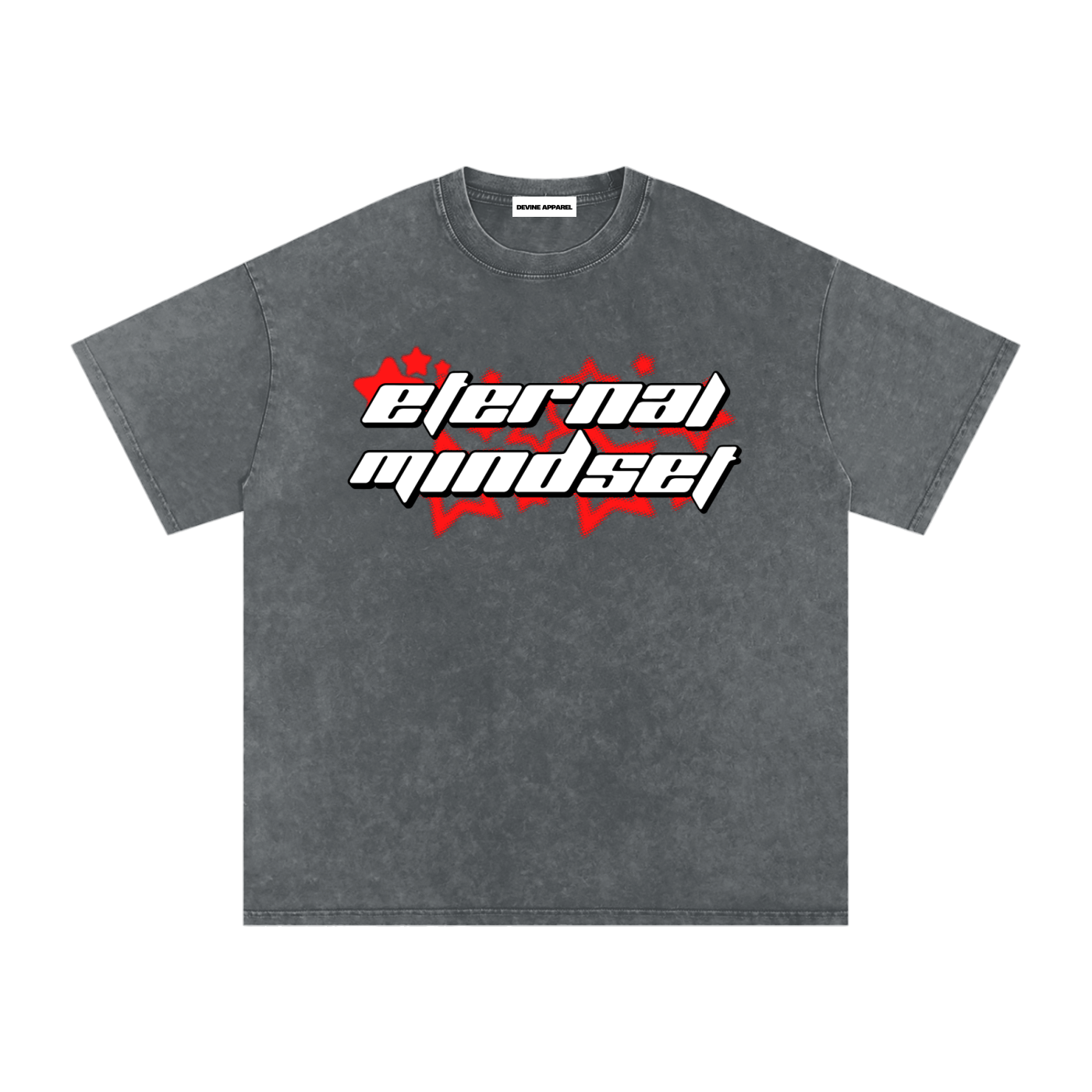 “Eternal Mindset” - Washed Oversized Cotton T-Shirt